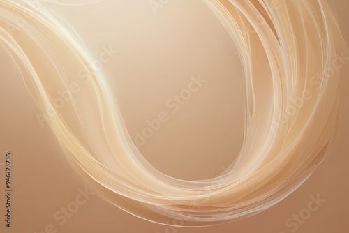 Soft Camel Buttercream Pastel Gradient Background with Elegant Glow Texture