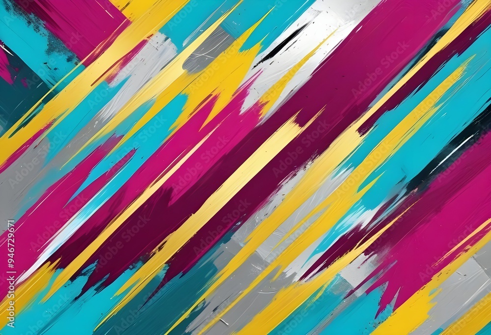 Abstract Wild Strokes Painting Modern Artwork Digital Background Graphic Colorful Design Abstract Wild Strokes Painting Modern Artwork Digital Background Graphic Colorful Design