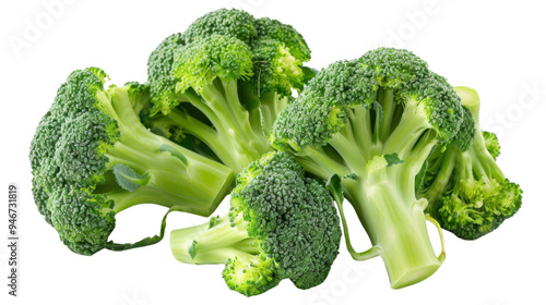 Broccolli isolated on white background