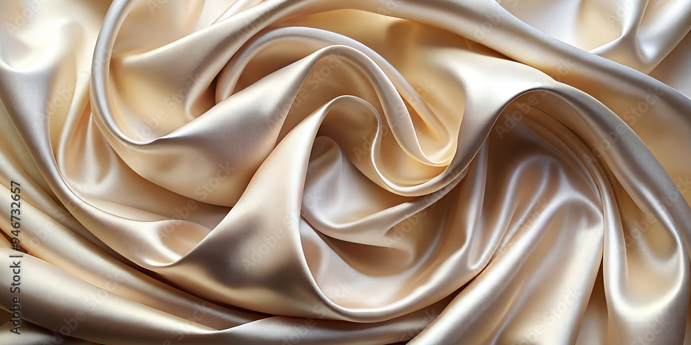 Shiny Silk Satin Fabric - A modern fabric featuring a soft, abstract background for fashion, design and creative projects with shiny, reflective details. Shiny Silk Satin Fabric - A modern fabric featuring a soft, abstract background for fashion, design and creative projects with shiny, reflective details.