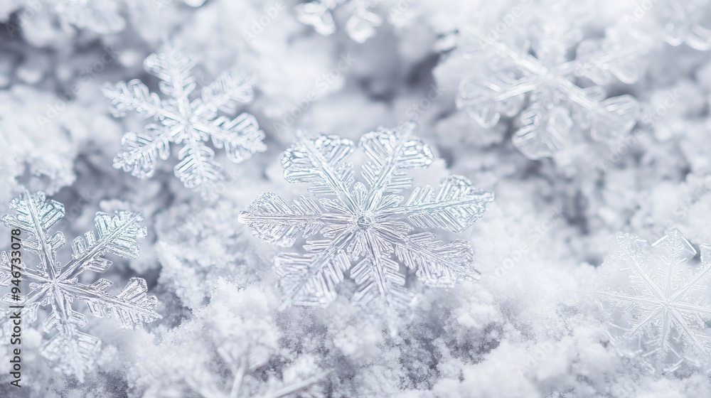 closeup photo of snowflakes closeup photo of snowflakes
