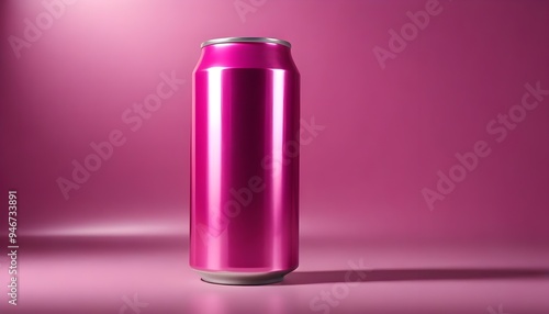 Aluminium Can Mockup Drink Digital Background Graphic Commercial Advertising Template Design