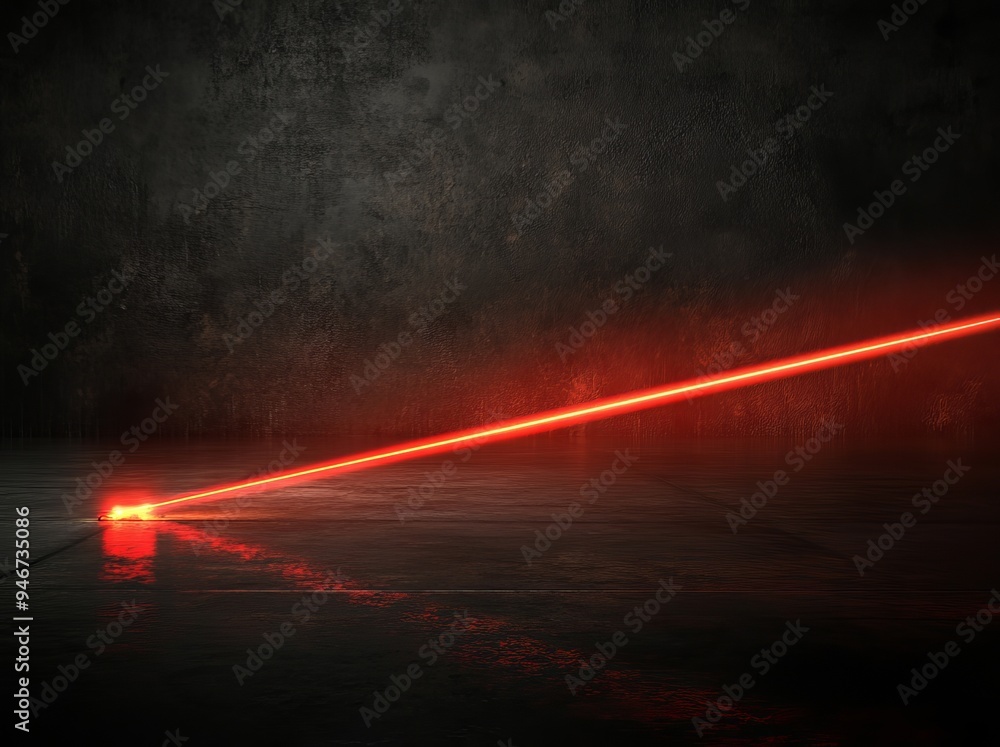 In the background, there are light reflections and a dark red podium In the background, there are light reflections and a dark red podium