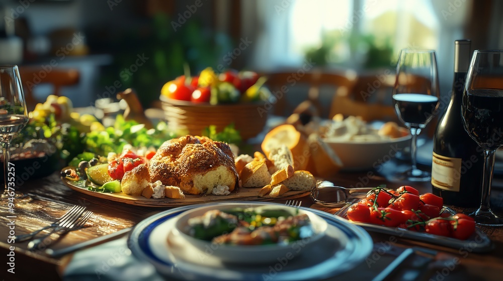 Fototapeta premium Classic French cuisine and its flavors