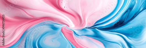 A vibrant colored banner background featuring pastel violets, hot pinks, and sky blues. Abstract waves.