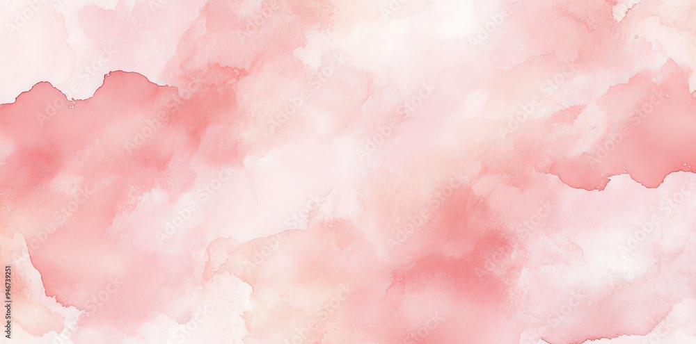 Watercolor background with shades of apricot, pastel pink, orange and yellow Watercolor background with shades of apricot, pastel pink, orange and yellow
