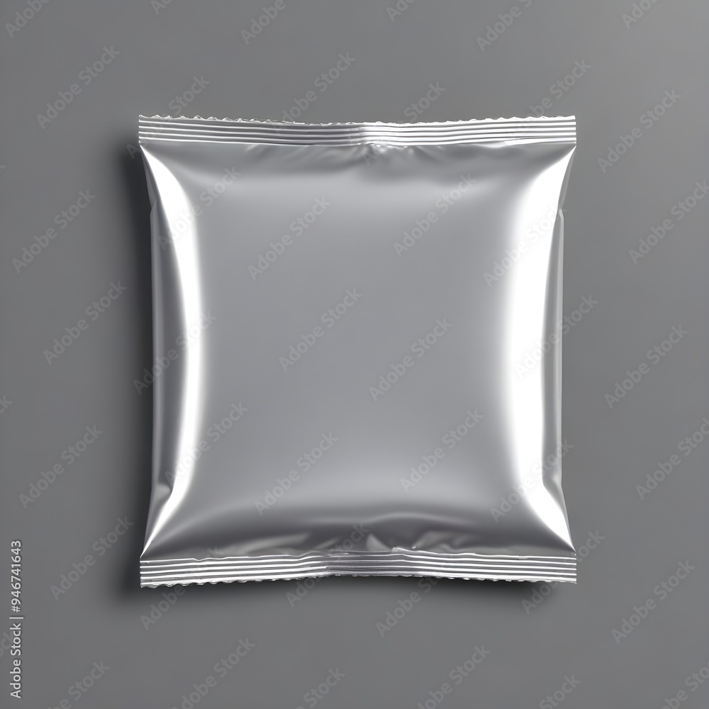 Silver Chrome Booster Pack Trading Cards Packaging Mockup Plastic Background Graphic Colorful Design Silver Chrome Booster Pack Trading Cards Packaging Mockup Plastic Background Graphic Colorful Design