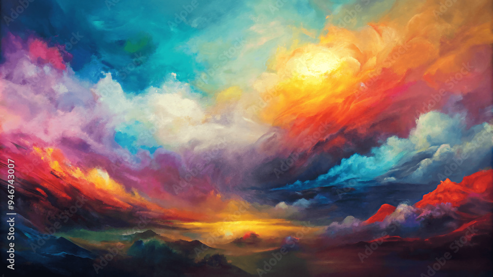 Obraz premium canvas with vibrant colors