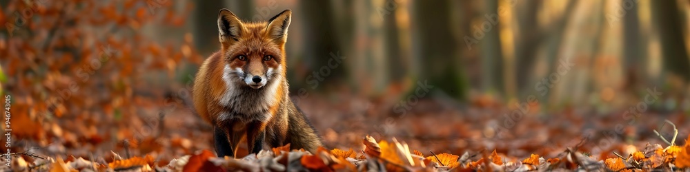 fox in the forest. fox in the forest.