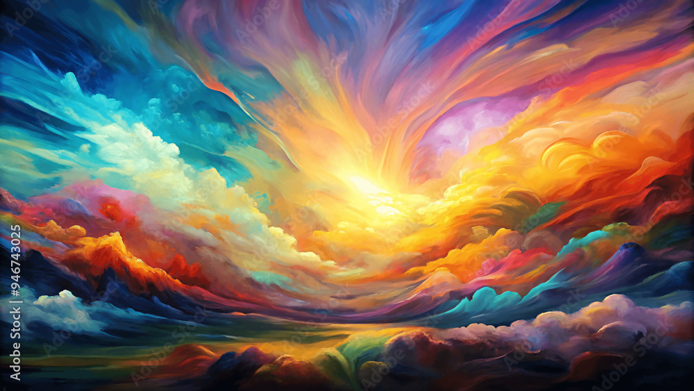 canvas with vibrant colors canvas with vibrant colors