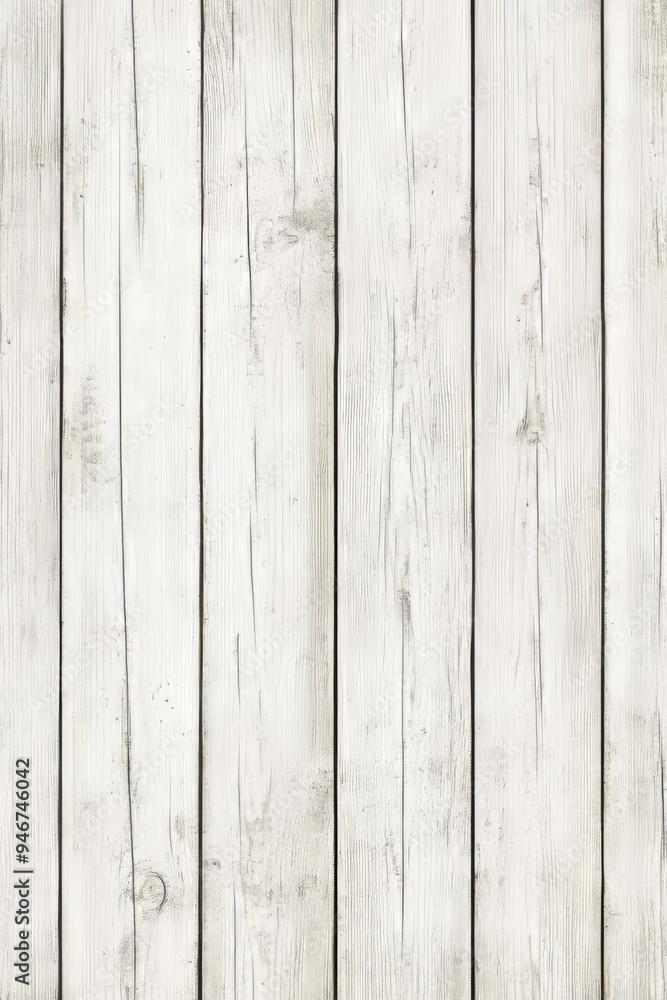 Fototapeta premium White wooden background with vintage table and copyspace