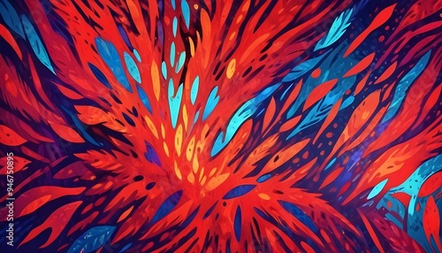 Animal Pattern Safari Jungle Wild Print Background Colorful Graphic Design