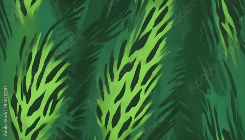 Animal Pattern Safari Jungle Wild Print Background Colorful Graphic Design