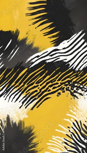 Animal Pattern Safari Jungle Wild Print Background Colorful Graphic Design