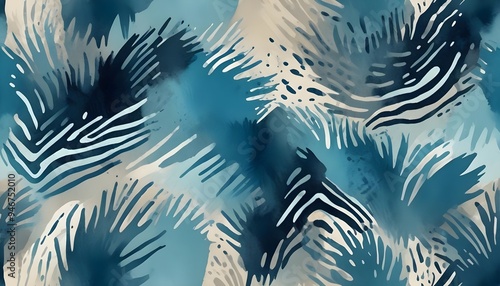 Animal Pattern Safari Jungle Wild Print Background Colorful Graphic Design