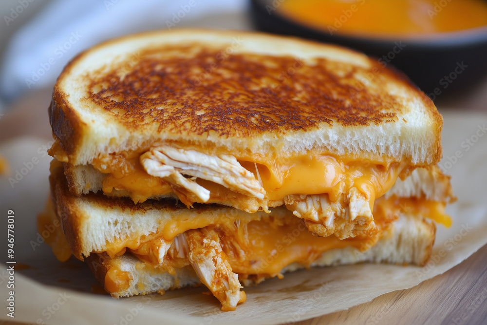 Buffalo Chicken Grilled Cheese Sandwich Buffalo Chicken Grilled Cheese Sandwich