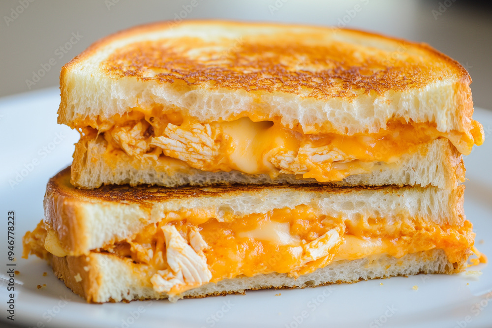 Buffalo Chicken Grilled Cheese Sandwich Buffalo Chicken Grilled Cheese Sandwich