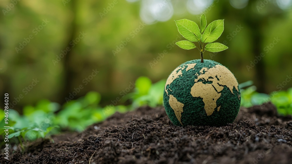 A Tiny Sprout Grows from the Earth. A Tiny Sprout Grows from the Earth.