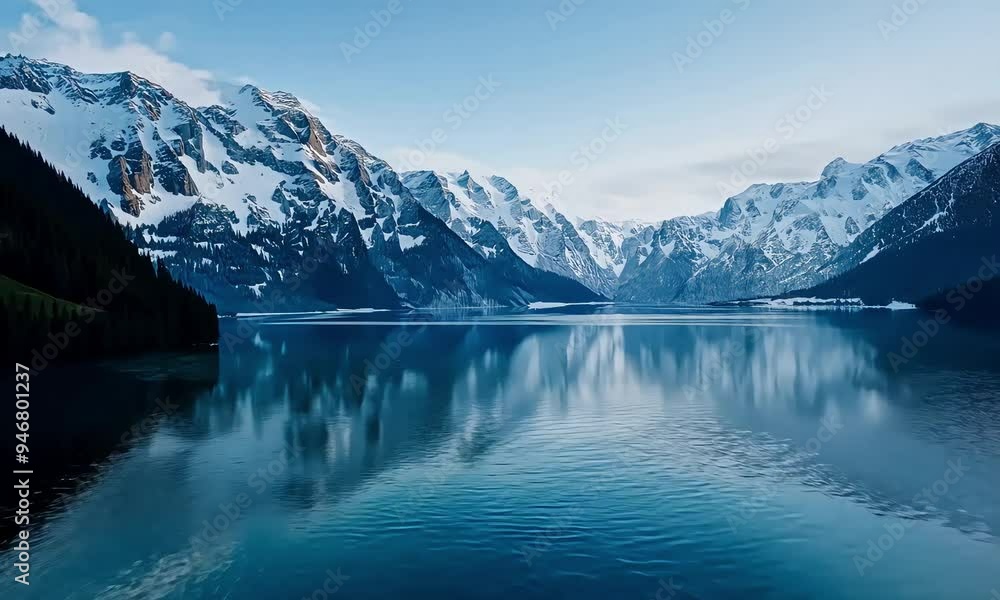 Door to Majestic Mountain Reflections. Door to Majestic Mountain Reflections.