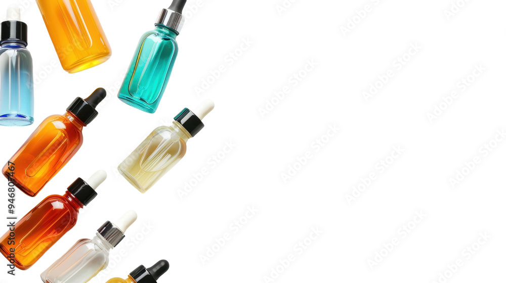 Personal hygiene products isolated on white background Personal hygiene products isolated on white background