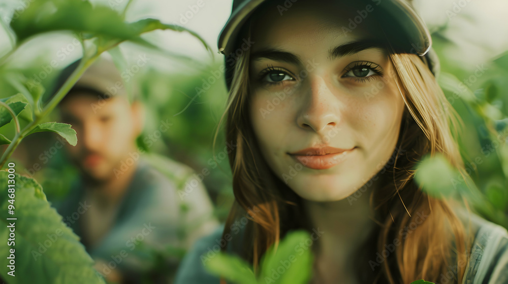 Man Helping Neighbor With Yard Work Man Wit