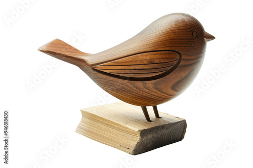 Wooden Bird Figurine photo