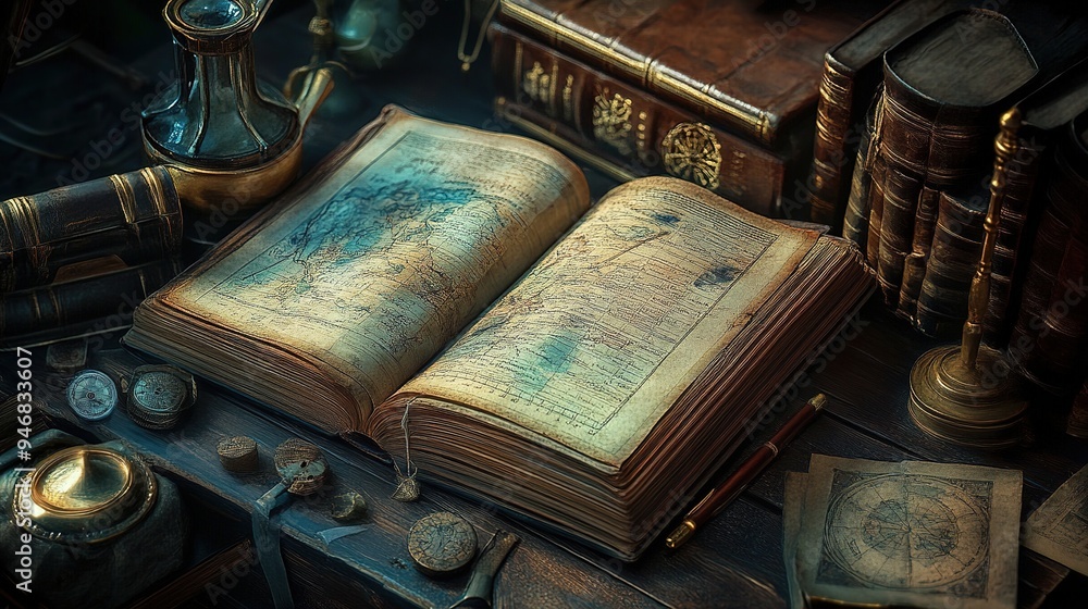 A detailed view of guides and resources used for acquiring new knowledge and skills A detailed view of guides and resources used for acquiring new knowledge and skills