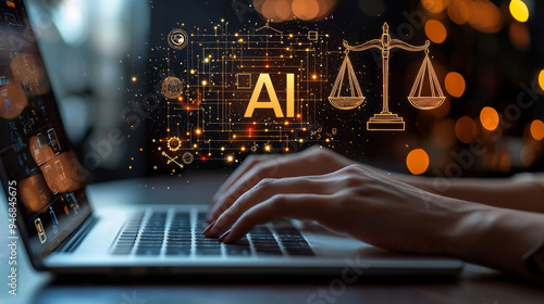 AI ethics laws and regulations, artificial intelligence legal standards and policy photo