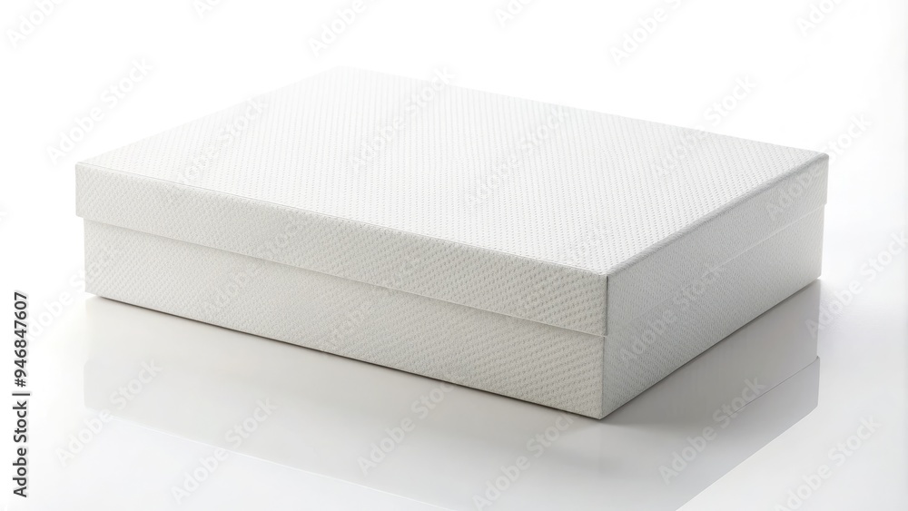 A minimalist, modern white rectangular box with a subtle texture, clean design, and subtle shadows, perfect for showcasing products or gifts in simplicity. A minimalist, modern white rectangular box with a subtle texture, clean design, and subtle shadows, perfect for showcasing products or gifts in simplicity.