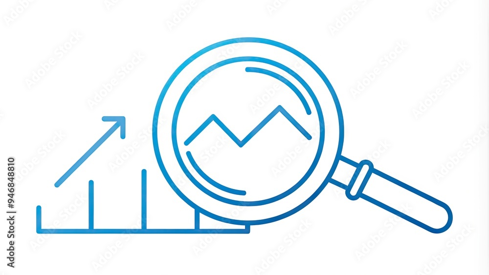 A modern line icon representing search engine optimization, featuring a stylized magnifying glass with an ascending arrow, symbolizing website ranking improvement. A modern line icon representing search engine optimization, featuring a stylized magnifying glass with an ascending arrow, symbolizing website ranking improvement.