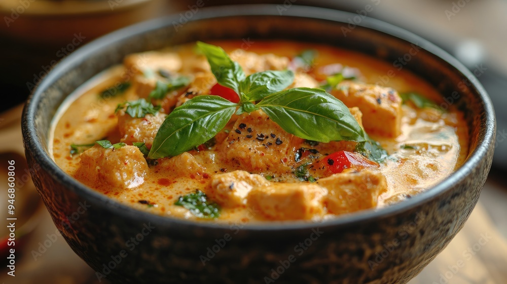 Thai cuisine: vibrant display of Thai food, featuring aromatic herbs, spicy flavors, traditional dishes, rich culinary heritage, diverse ingredients that define Thailand gastronomic culture