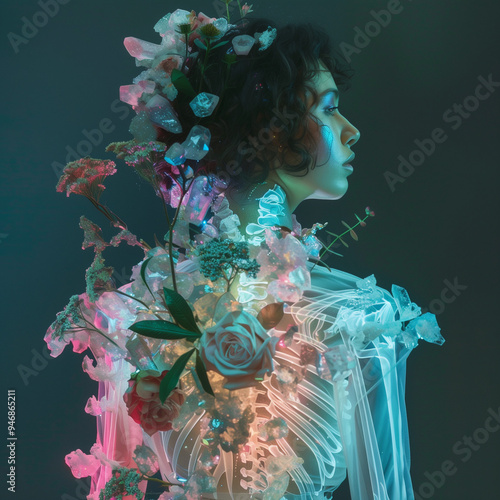 background with butterflies