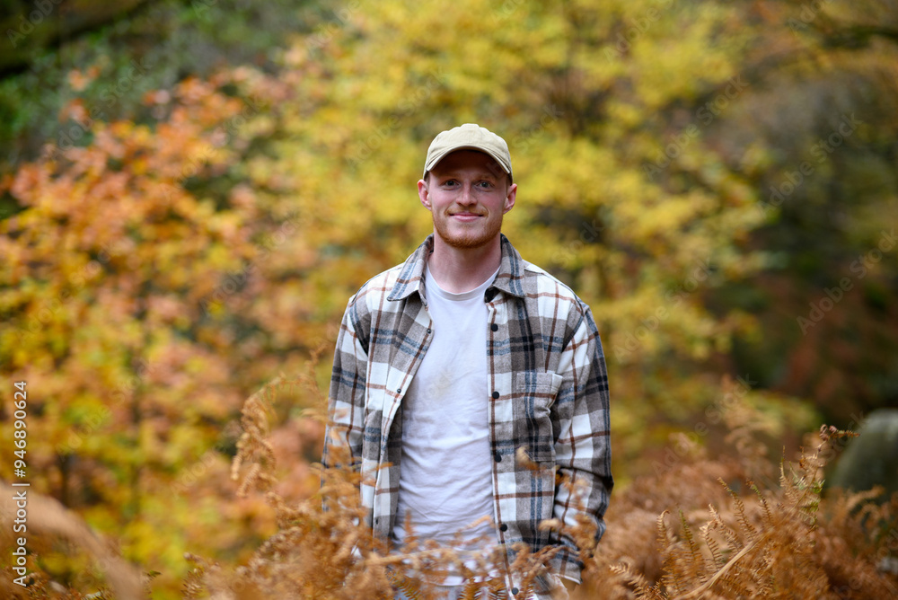 Person in the woods Person in the woods