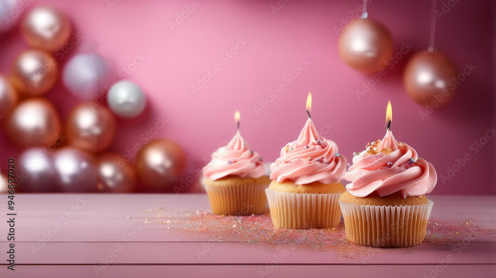 Colorful happy birthday cupcakes
Colorful happy birthday cupcakes