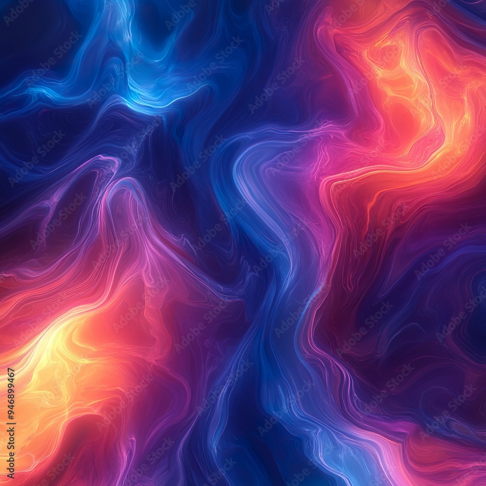 Glowing Geometric Colors in an Ethereal Abstract Painting wallpaper Glowing Geometric Colors in an Ethereal Abstract Painting wallpaper