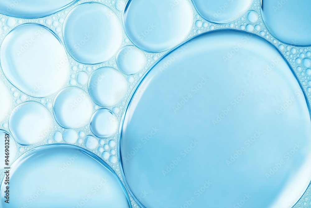 Macro texture design of blue сhemical laboratory elements. Cosmetic product concept. Macro texture design of blue сhemical laboratory elements. Cosmetic product concept.