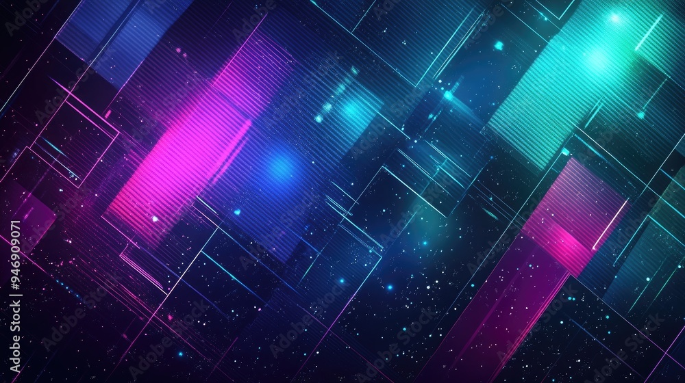 Abstract background with neon lines. Perfect for projects related to technology, future, or innovation. Abstract background with neon lines. Perfect for projects related to technology, future, or innovation.
