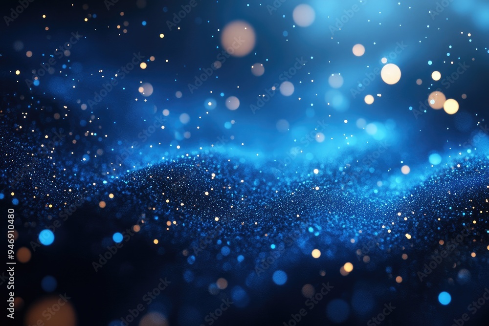 Abstract blue sparkle background. Perfect for a website, presentation, or social media post. Abstract blue sparkle background. Perfect for a website, presentation, or social media post.