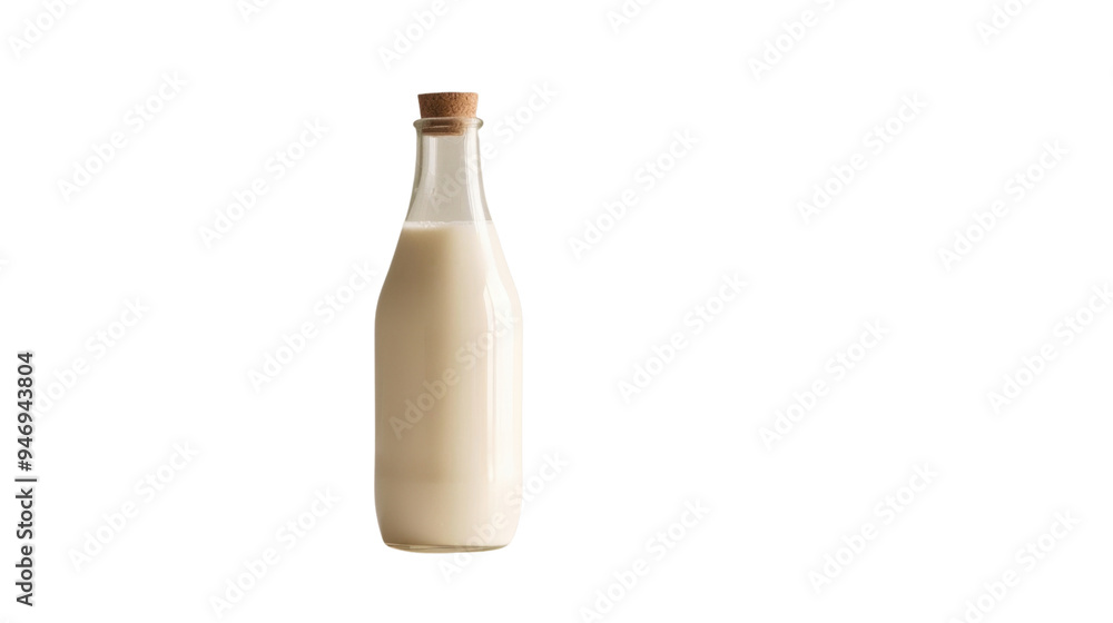 Milk bottle isolated on white background Milk bottle isolated on white background