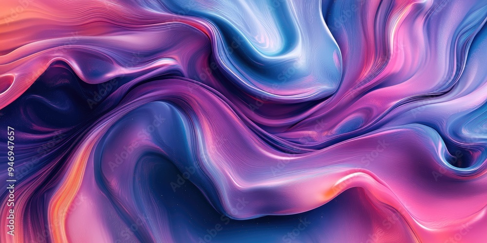 Obraz premium Abstract Colorful Swirls