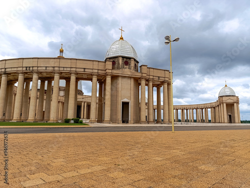 the cathedral, Basilica of Our Lady of Peace in Yamoussoukro, Ivory Coast