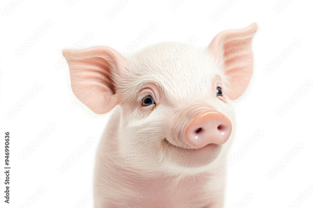 Cute Piglet Portrait Cute Piglet Portrait
