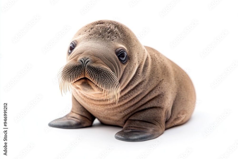 Adorable Baby Sea Lion With Mustache Adorable Baby Sea Lion With Mustache
