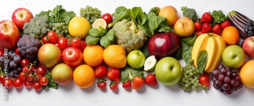 A Colorful Assortment of Fresh Fruits and Vegetables