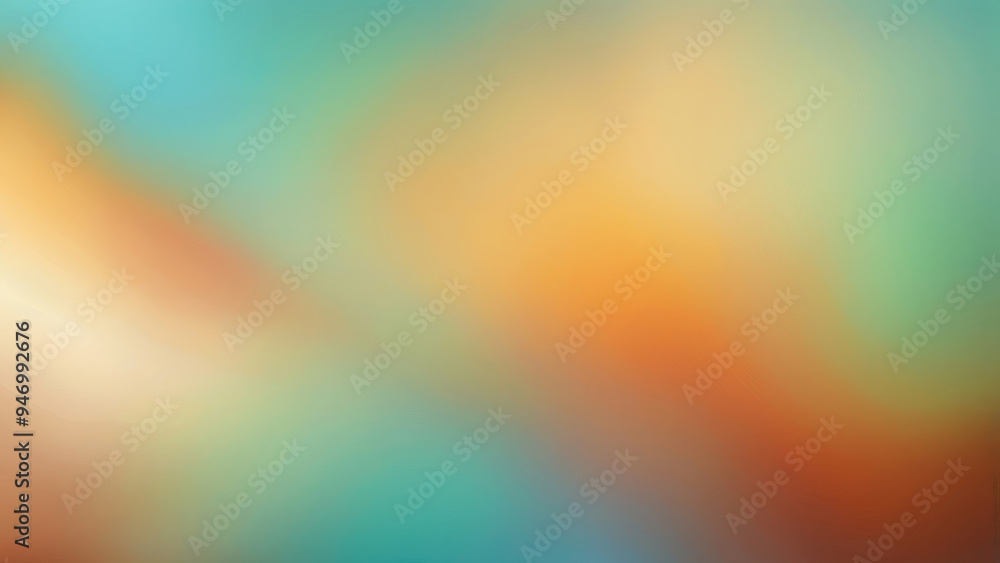 Warm Caramel Background with Soft Teal Touch Warm Caramel Background with Soft Teal Touch