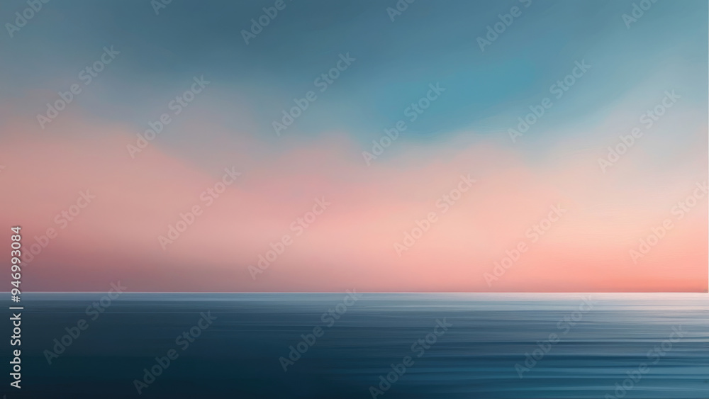 Obraz premium Dusty Rose Background with Deep Navy Blue Gradient