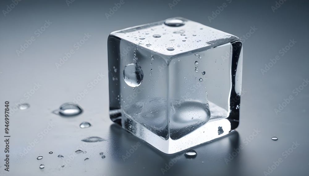 Ice Cubes Isolated Cold Fresh Water Cool Background Illustration Ice Cubes Isolated Cold Fresh Water Cool Background Illustration