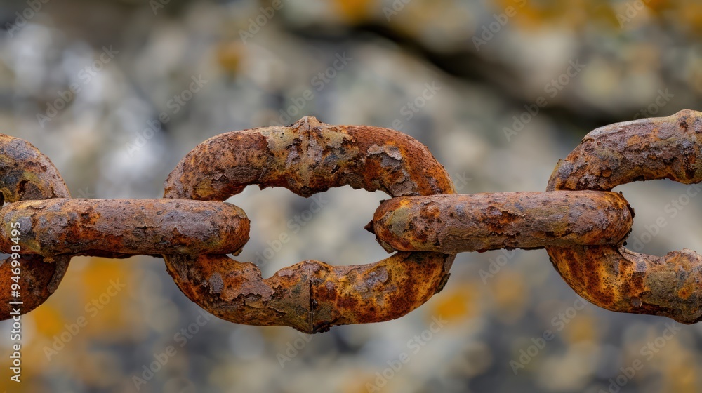 Rusty Chain Close Up Rusty Chain Close Up