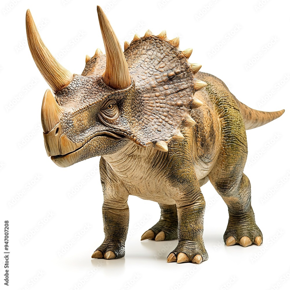 Fototapeta premium Triceratops Isolated on white Background