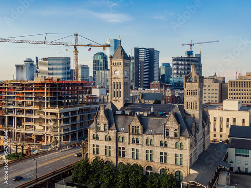 The Union Station Nashville Yards, Broadway and downtown, Nashville, Tennessee, United States.